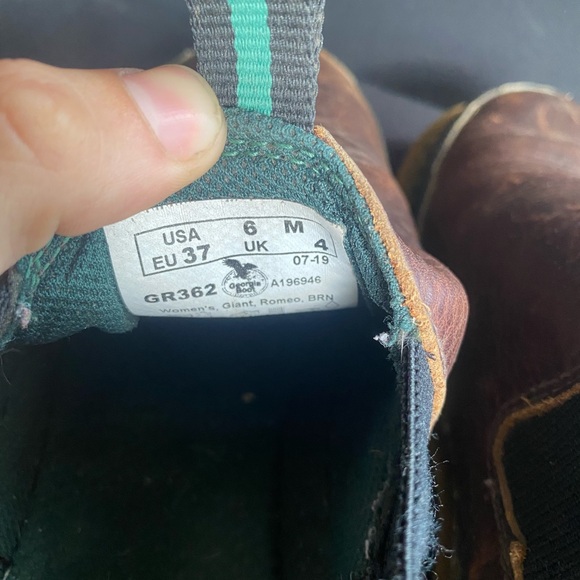 Georgia Giant Romeo Leather Boot Oil Resistant Brown Outdoor Work Farm W6 M4 - Picture 6 of 7